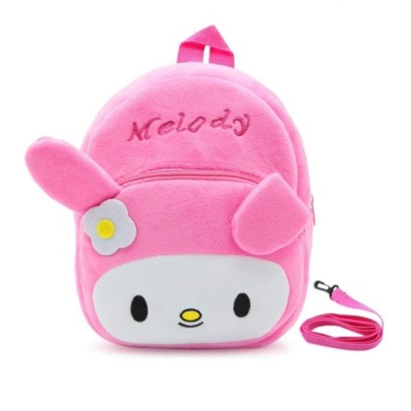 New My Melody (My Melo) Pink Plush backpack for kids / toddlers - Picture 2 of 5